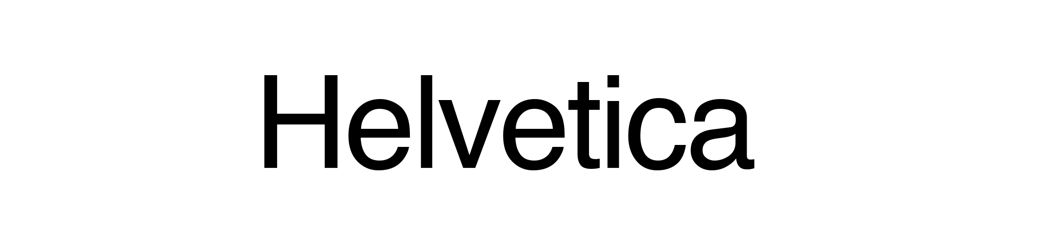 Helvetica Font